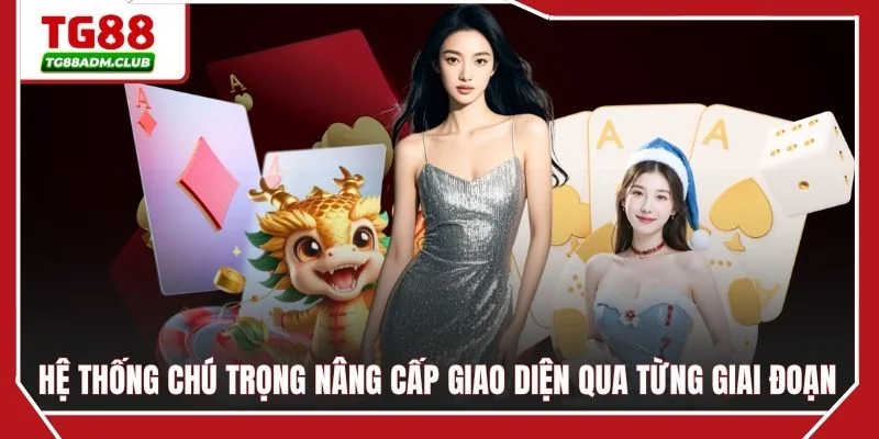 Hệ thống chú trọng nâng cấp giao diện qua từng giai đoạn